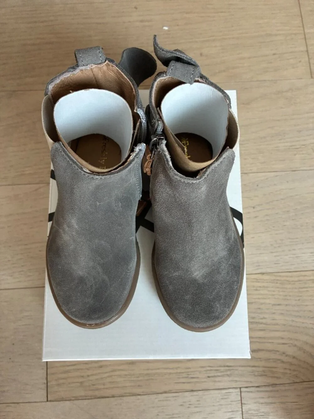 NWT Freshly Picked Grey Suede Bellevue Boot